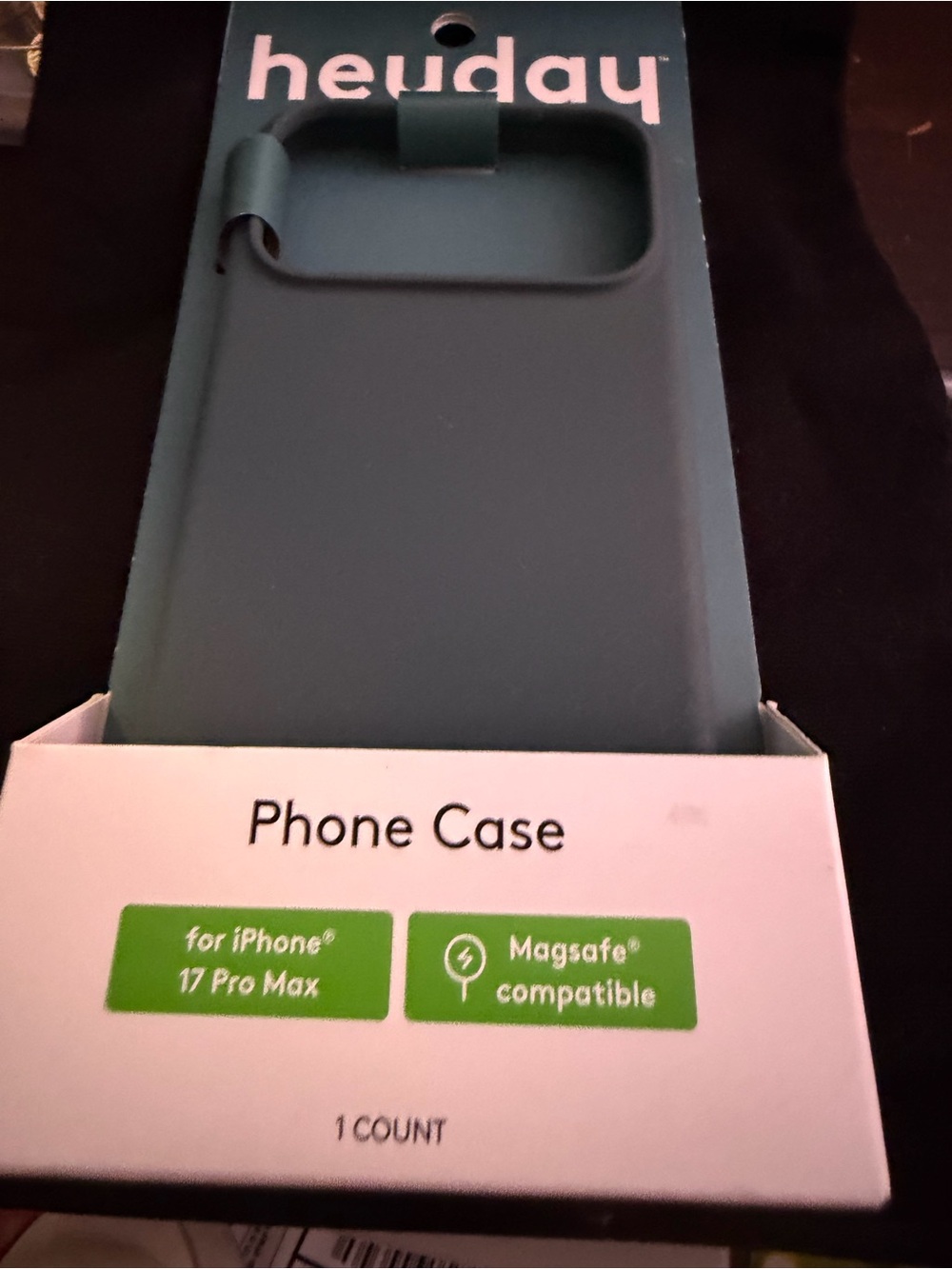 heyday Silicone Phone Case for iPhone 17 Pro Max - Dark Teal
